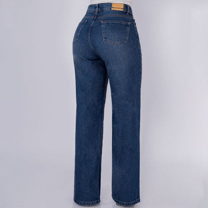 Jeans Bota Recta Rígido Mujer R5034 - Guethe08 | Fábrica de Jeans