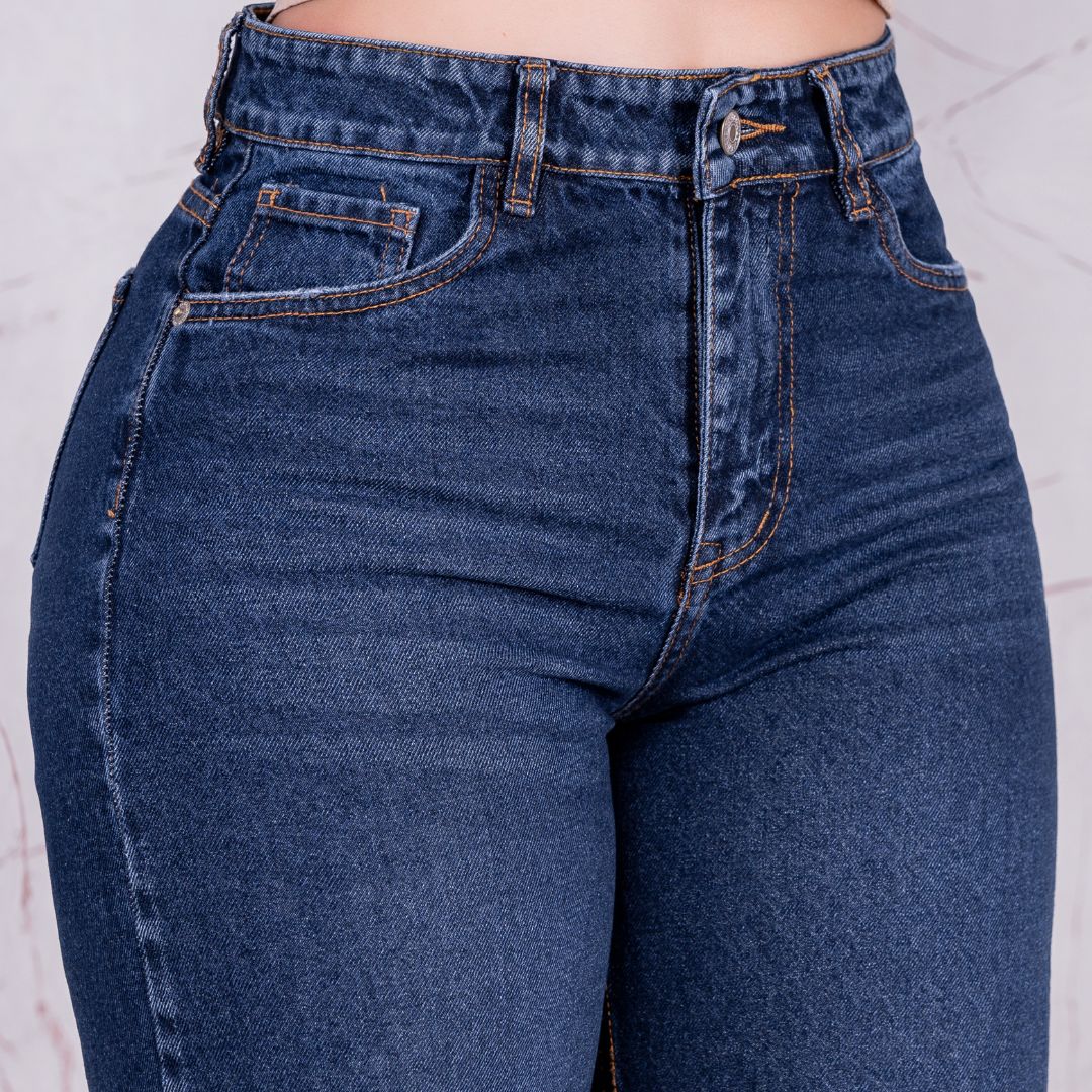 Jeans Bota Recta Rígido Mujer R5035 - Guethe08 | Fábrica de Jeans