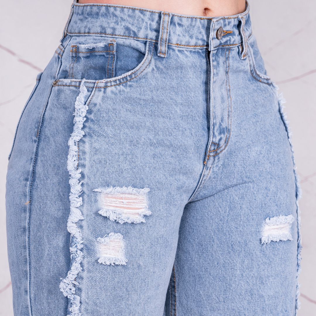 Jeans Bota Recta Rígido Mujer R5036 - Guethe08 | Fábrica de Jeans