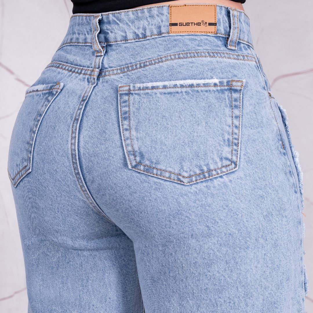 Jeans Bota Recta Rígido Mujer R5036 - Guethe08 | Fábrica de Jeans