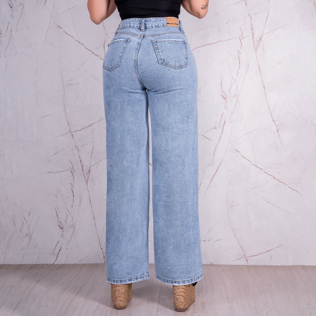 Jeans Bota Recta Rígido Mujer R5036 - Guethe08 | Fábrica de Jeans