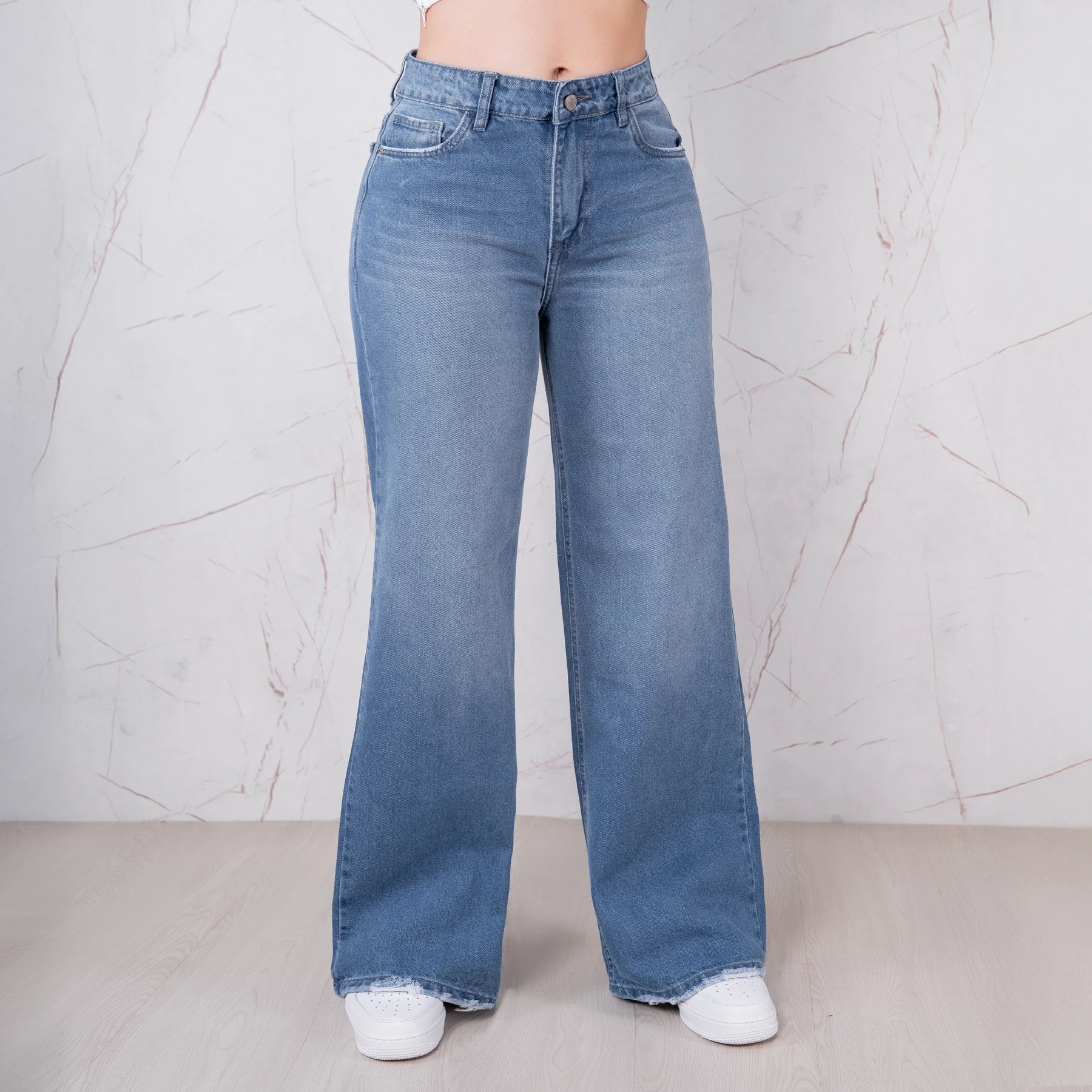 Jeans Bota Recta Rígido Mujer R5043 - Guethe08 | Fábrica de Jeans