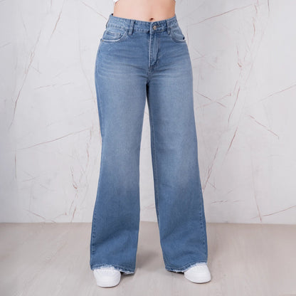 Jeans Bota Recta Rígido Mujer R5043 - Guethe08 | Fábrica de Jeans