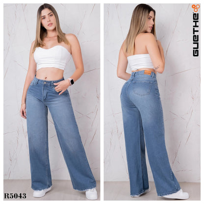 Jeans Bota Recta Rígido Mujer R5043 - Guethe08 | Fábrica de Jeans