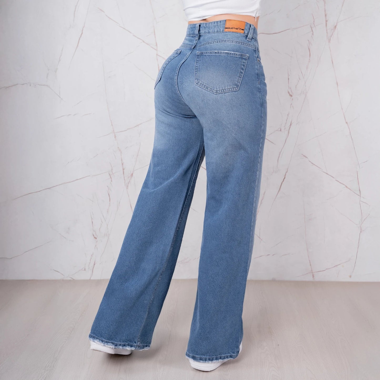 Jeans Bota Recta Rígido Mujer R5043 - Guethe08 | Fábrica de Jeans
