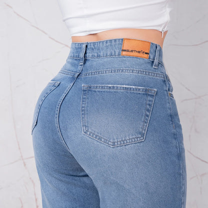 Jeans Bota Recta Rígido Mujer R5043 - Guethe08 | Fábrica de Jeans
