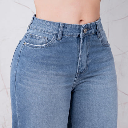 Jeans Bota Recta Rígido Mujer R5043 - Guethe08 | Fábrica de Jeans