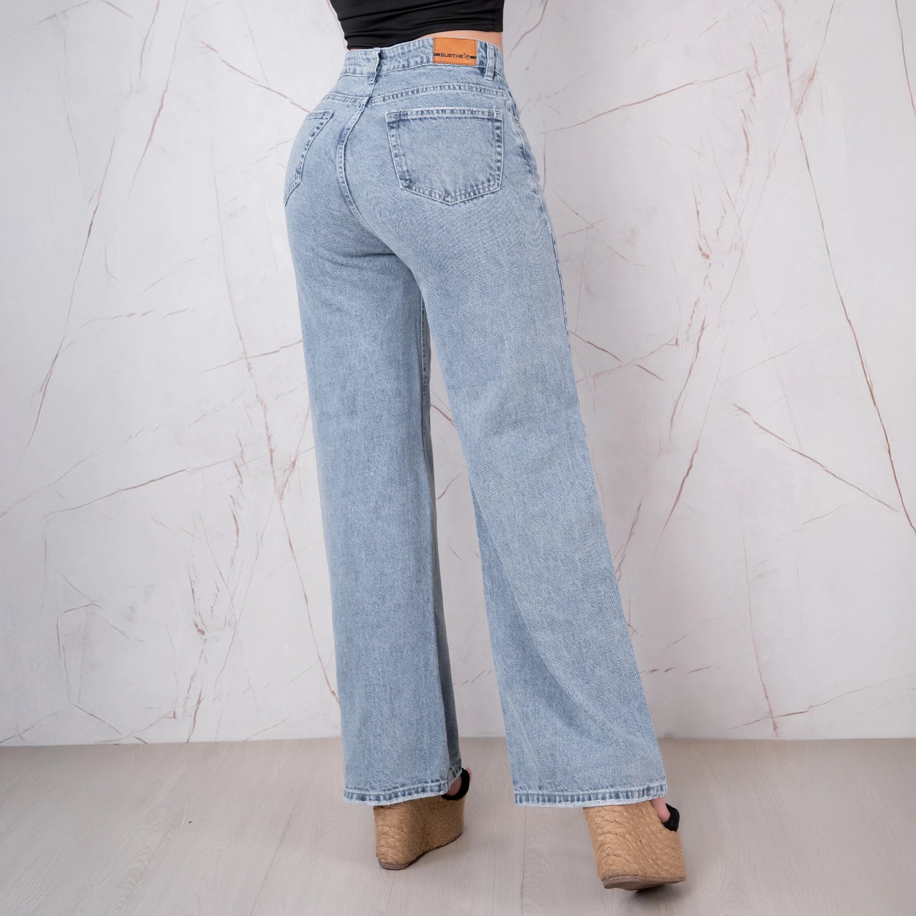 Jeans Bota Recta Rígido Mujer R5044 - Guethe08 | Fábrica de Jeans