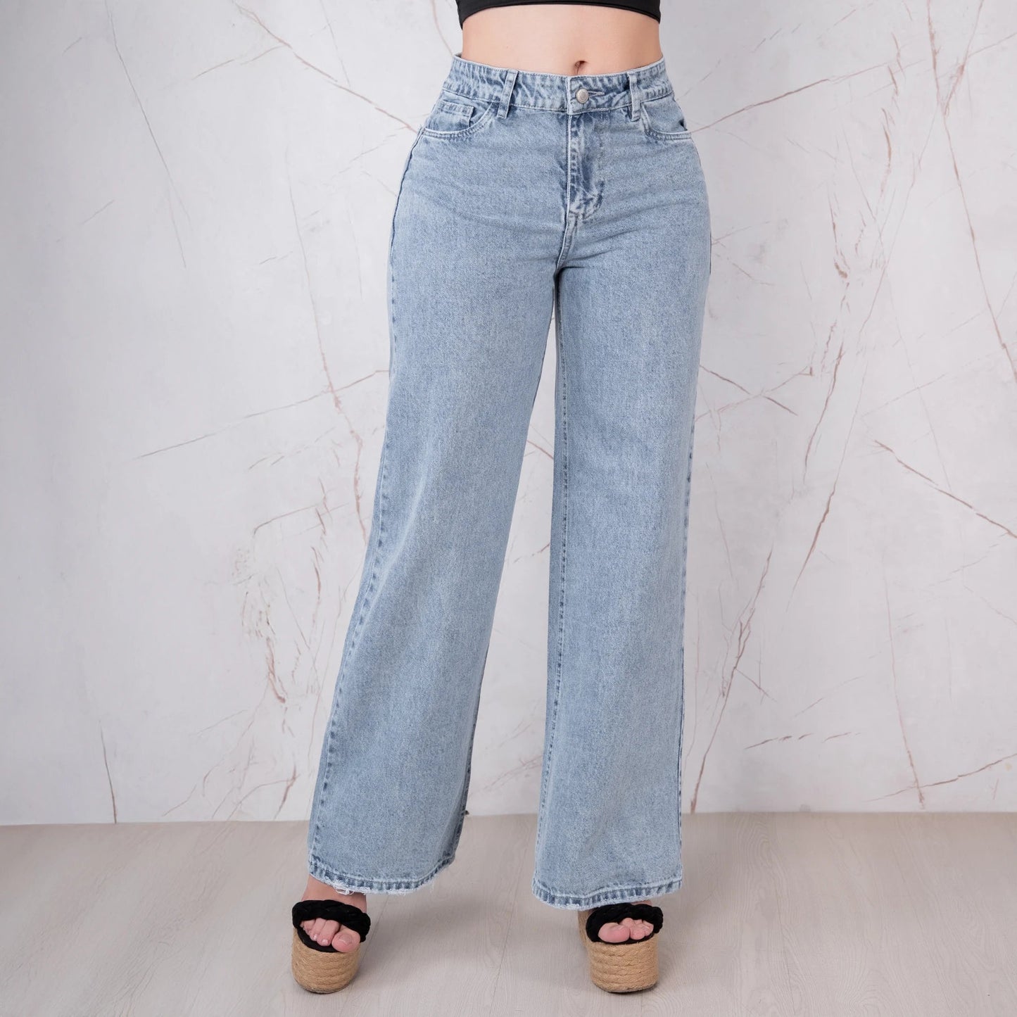 Jeans Bota Recta Rígido Mujer R5044 - Guethe08 | Fábrica de Jeans