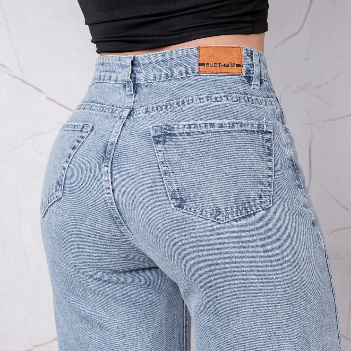Jeans Bota Recta Rígido Mujer R5044 - Guethe08 | Fábrica de Jeans