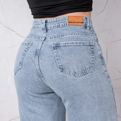 Jeans Bota Recta Rígido Mujer R5044 - Guethe08 | Fábrica de Jeans