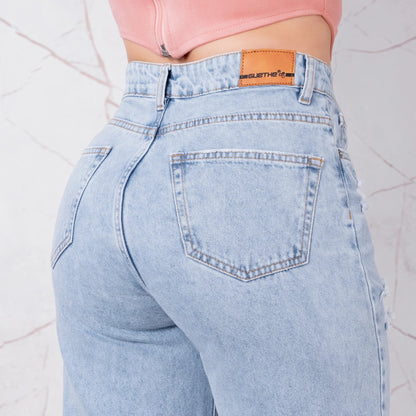 Jeans Bota Recta Rígido Mujer R5046 - Guethe08 | Fábrica de Jeans