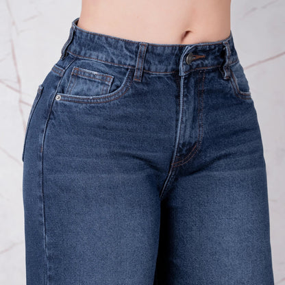 Jeans Bota Recta Rígido Mujer R5047 - Guethe08 | Fábrica de Jeans