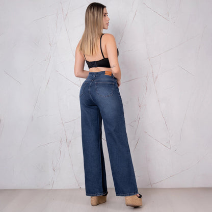 Jeans Bota Recta Rígido Mujer R5047 - Guethe08 | Fábrica de Jeans