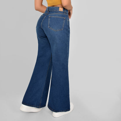 Jeans Palazzo Rígido Mujer R5024 - Guethe08 | Fábrica de Jeans