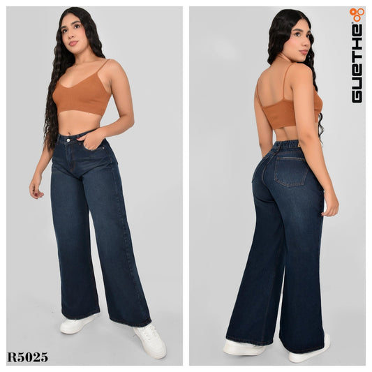 Jeans Palazzo Rígido Mujer R5025 - Guethe08 | Fábrica de Jeans