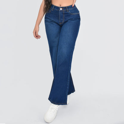 Jeans Palazzo Rígido Mujer R5026 - Guethe08 | Fábrica de Jeans