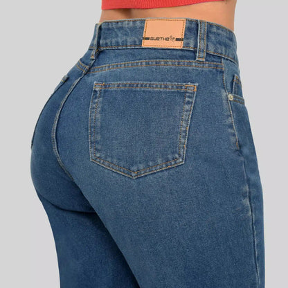Jeans Palazzo Rígido Mujer R5027 - Guethe08 | Fábrica de Jeans