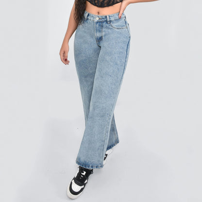 Jeans Palazzo Rígido Mujer R5028 - Guethe08 | Fábrica de Jeans