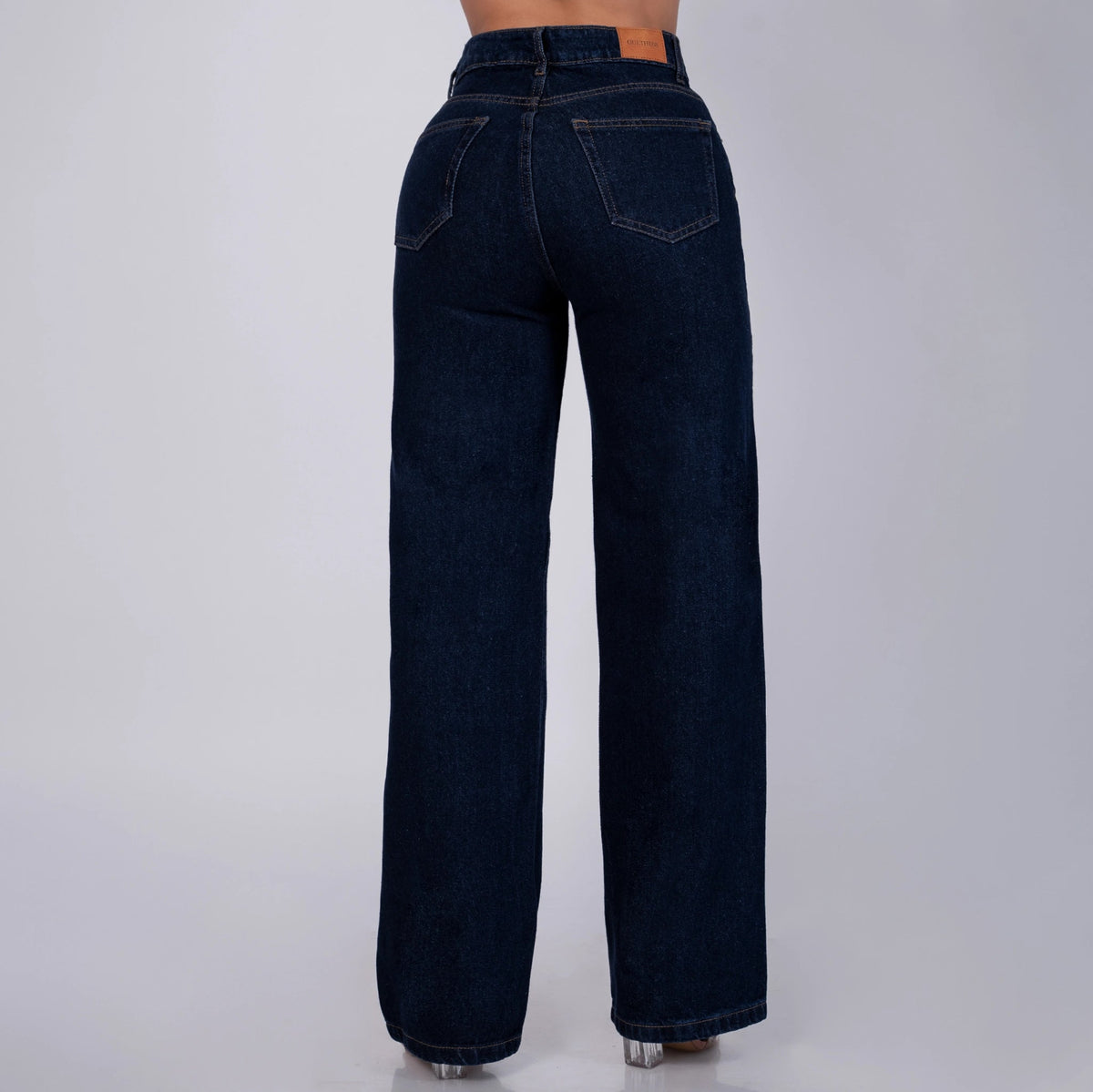 Jeans Rígido Bota Recta Mujer R5056 - Jeans Colombianos GUETHE08