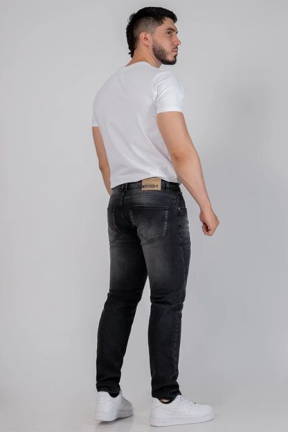 Jeans Skinny Hombre Gris P2115 - Jeans Colombianos GUETHE08