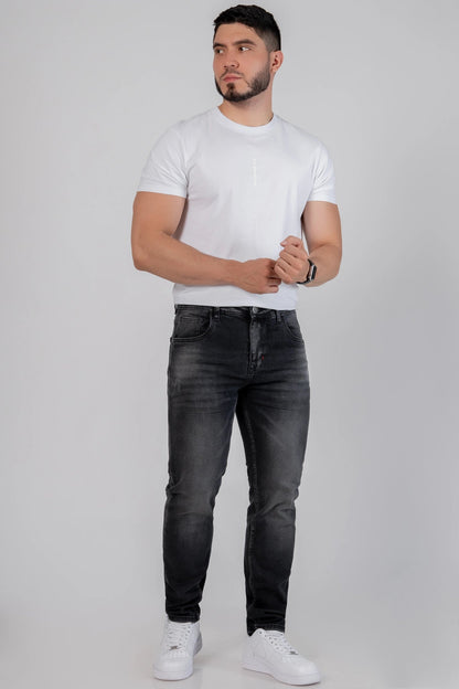 Jeans Skinny Hombre Gris P2115 - Jeans Colombianos GUETHE08
