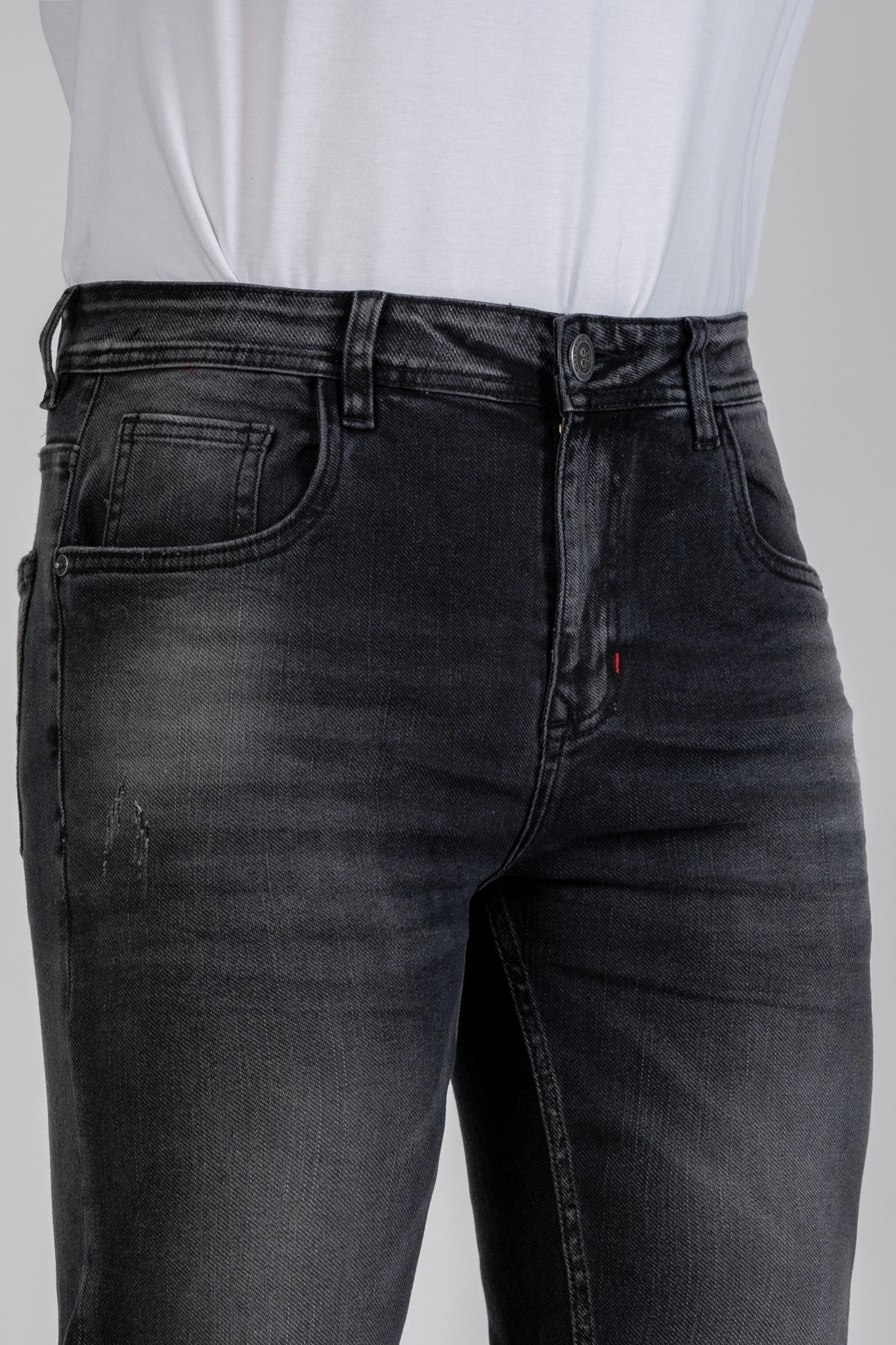 Jeans Skinny Hombre Gris P2115 - Jeans Colombianos GUETHE08