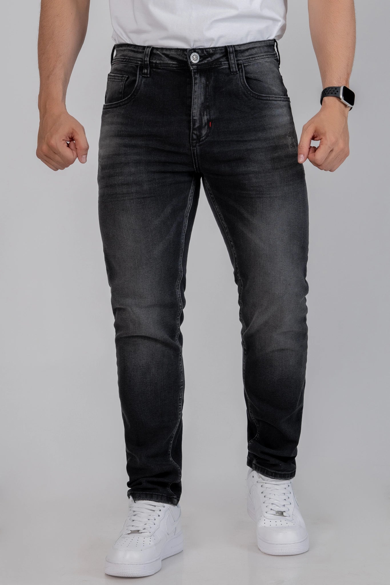 Jeans Skinny Hombre Gris P2115 - Jeans Colombianos GUETHE08