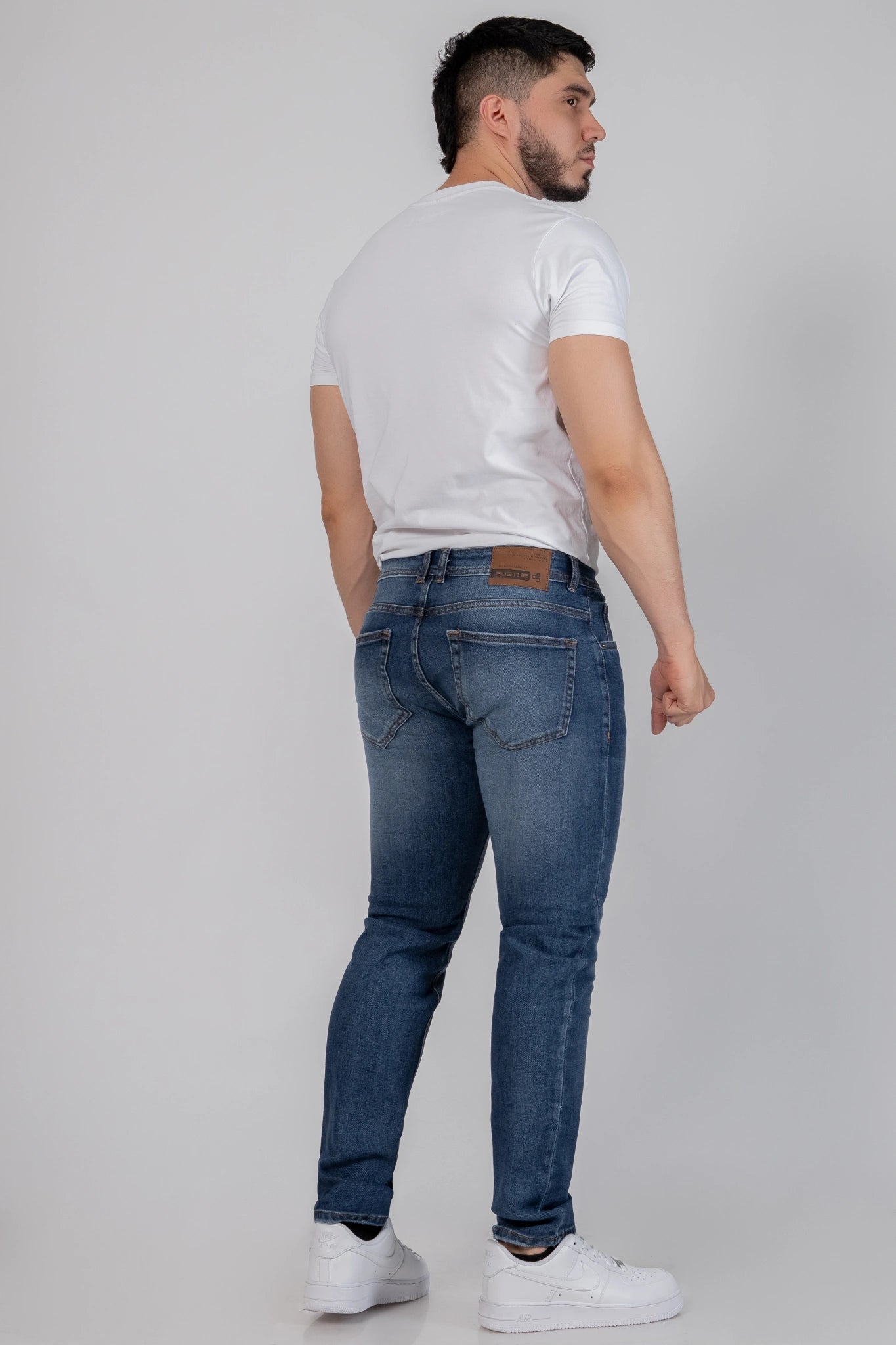 Jeans Skinny Hombre P2112 - Jeans Colombianos GUETHE08