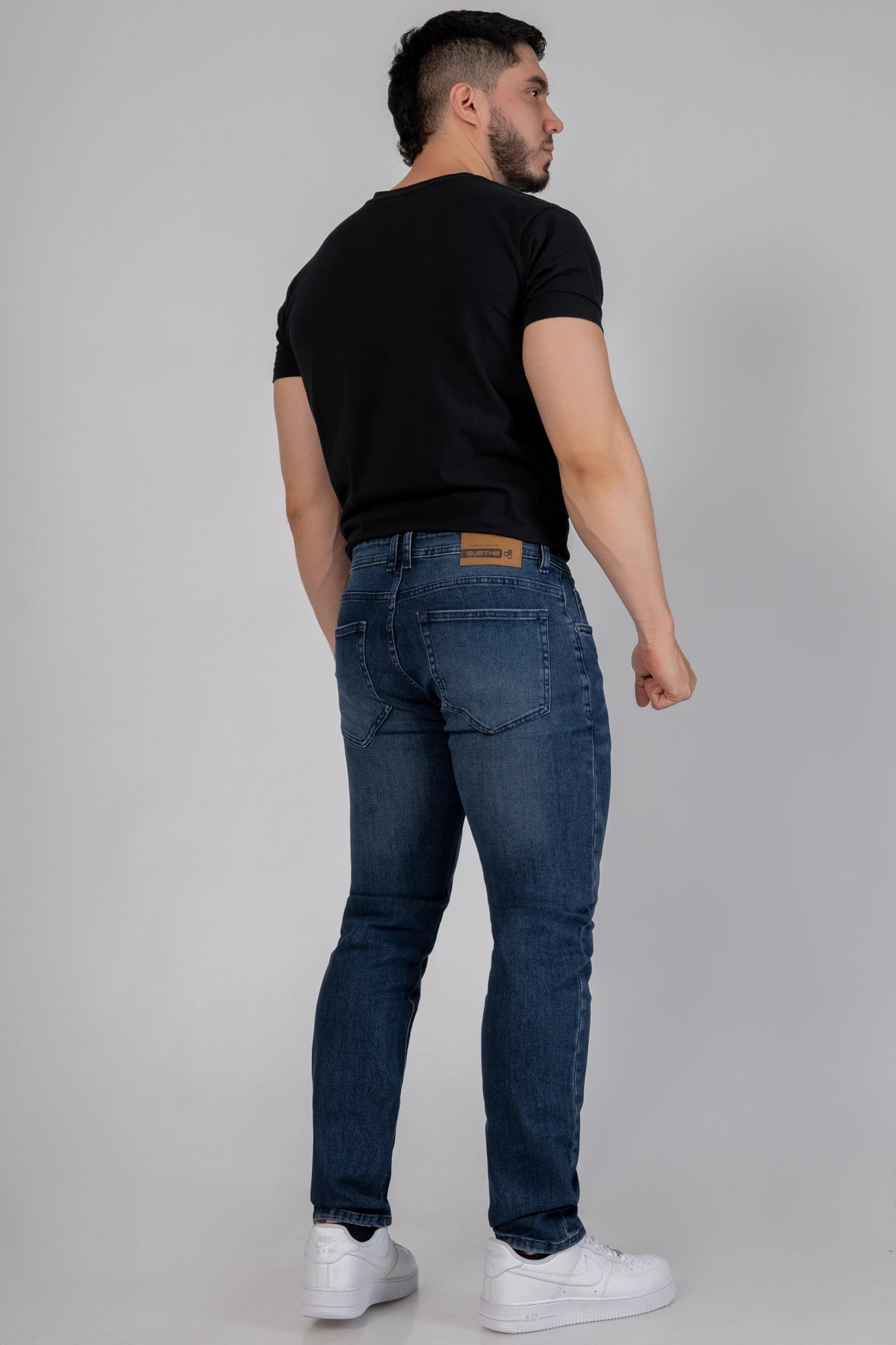 Jeans Skinny Hombre P2113 - Jeans Colombianos GUETHE08
