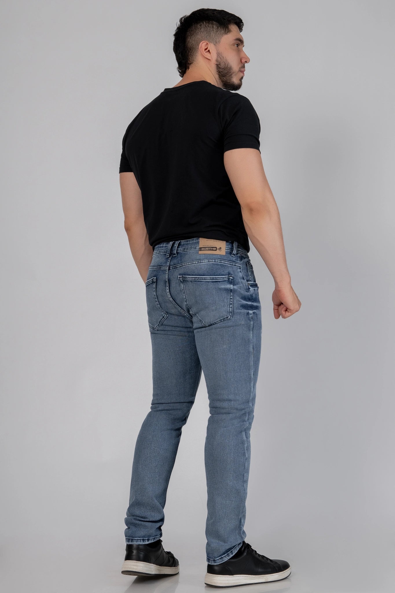 Jeans Skinny Hombre P2114 - Jeans Colombianos GUETHE08
