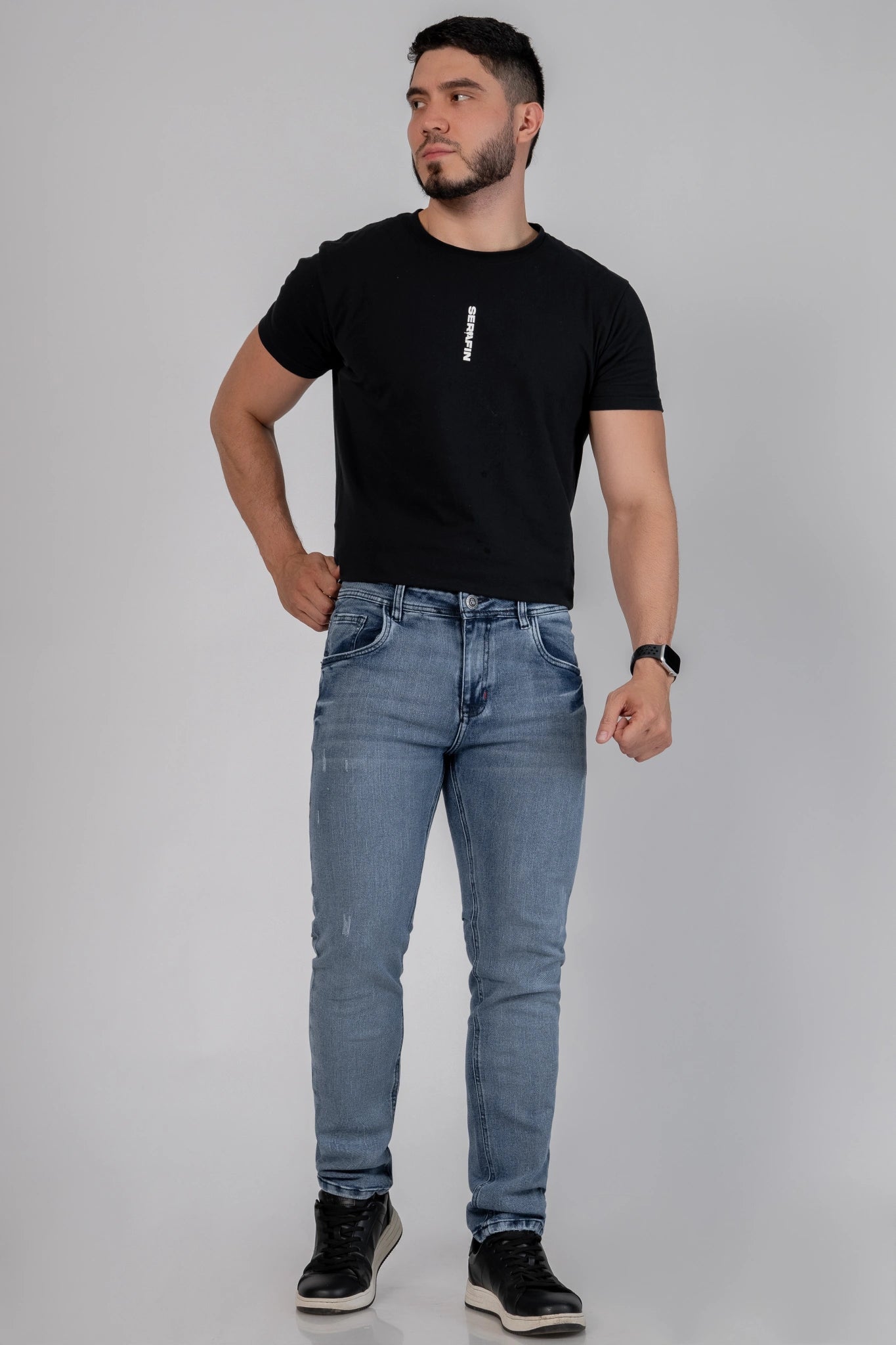 Jeans Skinny Hombre P2114 - Jeans Colombianos GUETHE08