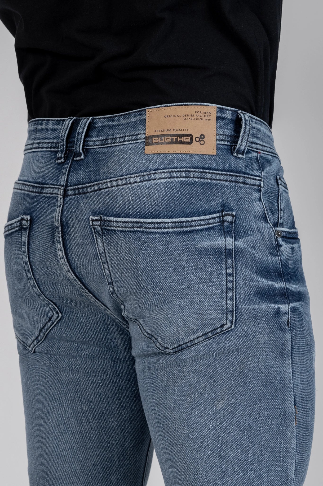 Jeans Skinny Hombre P2114 - Jeans Colombianos GUETHE08
