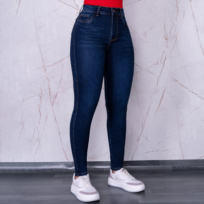 Jeans Skinny Push Up Tiro Alto L6050 - Guethe08 | Fábrica de Jeans