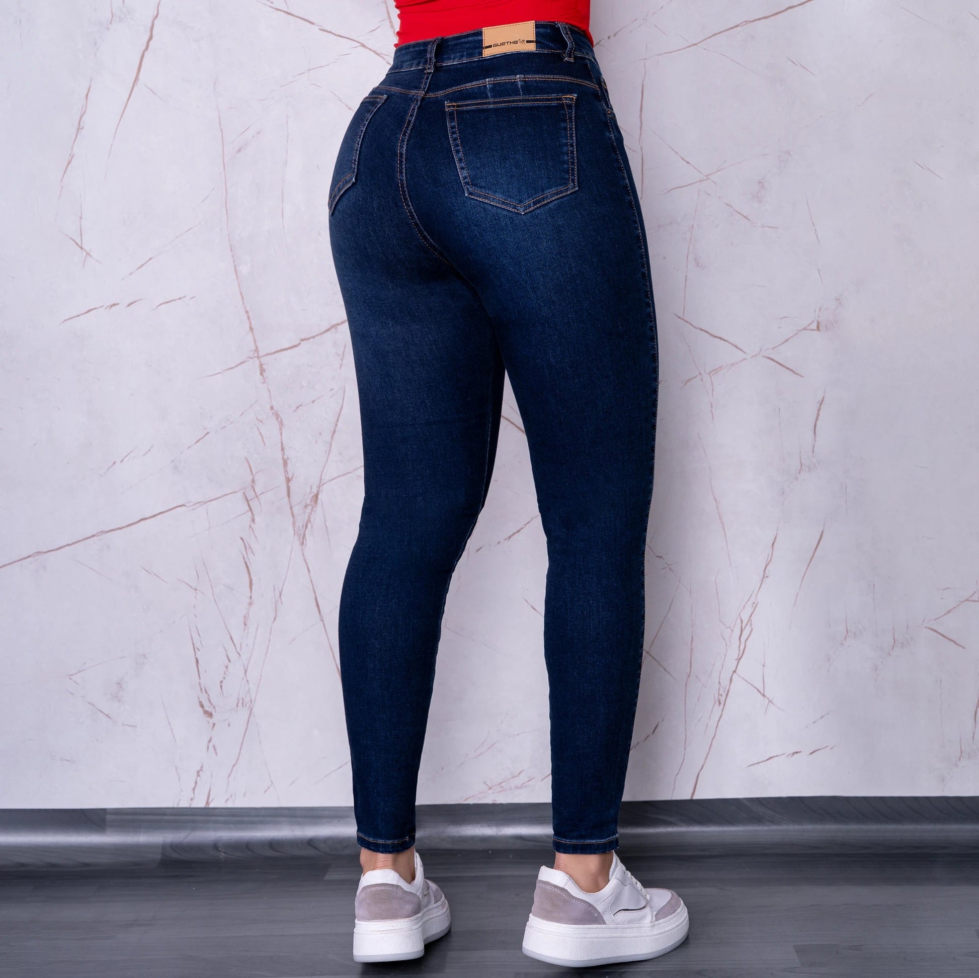 Jeans Skinny Push Up Tiro Alto L6050 - Guethe08 | Fábrica de Jeans