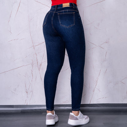 Jeans Skinny Push Up Tiro Alto L6050 - Guethe08 | Fábrica de Jeans