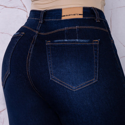 Jeans Skinny Push Up Tiro Alto L6051 - Guethe08 | Fábrica de Jeans