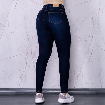 Jeans Skinny Push Up Tiro Alto L6051 - Guethe08 | Fábrica de Jeans