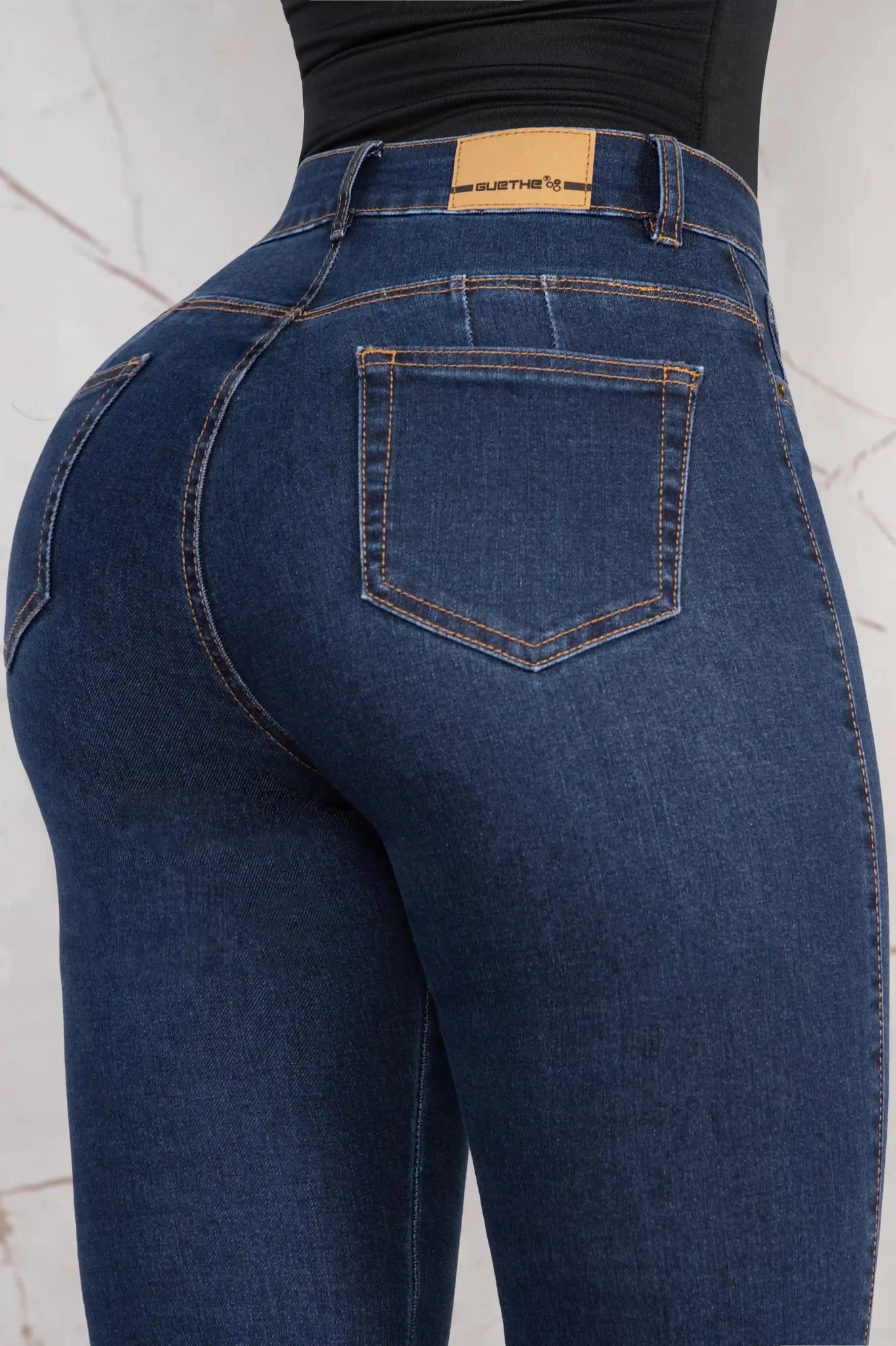 Jeans Skinny Push Up Tiro Alto L6058 - Guethe08 | Fábrica de Jeans