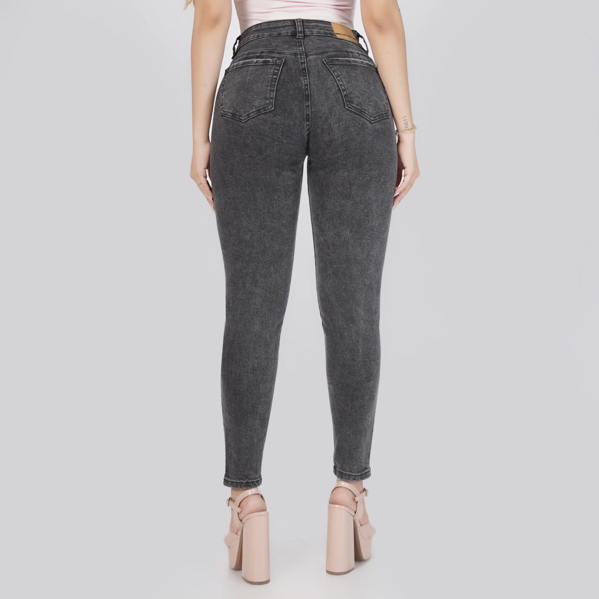 Jeans Skinny Push Up Tiro Alto L6060 - Jeans Colombianos GUETHE08
