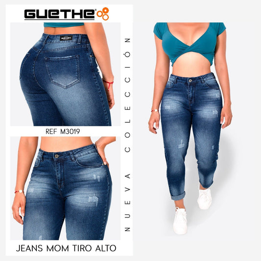 Mom Jeans Tiro Alto M3019 - Guethe08 | Fábrica de Jeans