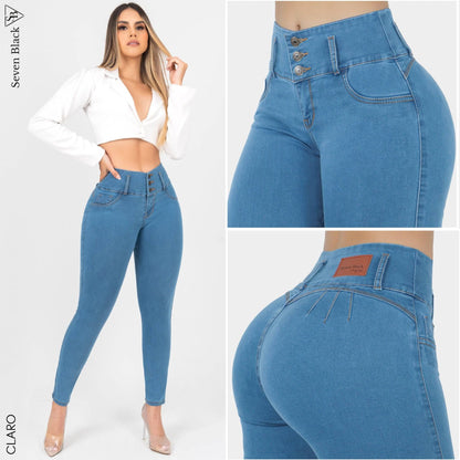 Pack Jeans Mujer Pretina Ancha PK010203 - Guethe08 | Fábrica de Jeans
