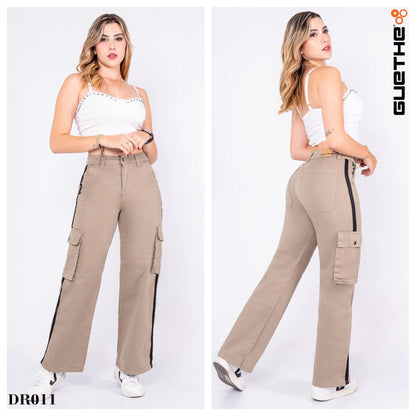 Pantalón Drill Cargo DR011 - Guethe08 | Fábrica de Jeans