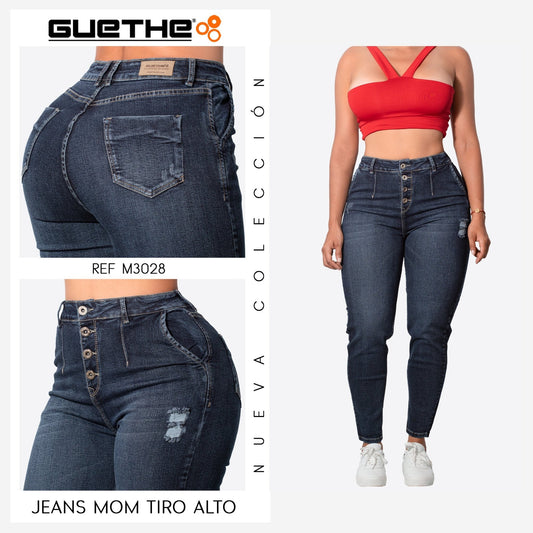 Mom Jeans Tiro Alto M3053